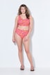 Bikini-Top, Softcups, Neon Flowers, seitliche Raffung