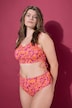 Bikini Slip, Panty, Neon Flowers, High Waist, Shaping