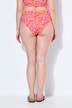 Bikini Slip, Panty, Neon Flowers, High Waist, Shaping