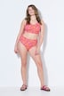 Bikini Slip, Panty, Neon Flowers, High Waist, Shaping