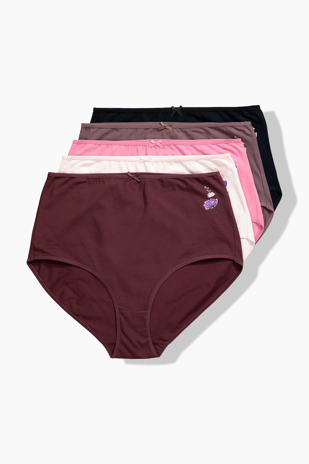 Maxislips, 5er-Pack, seitliche Blüte