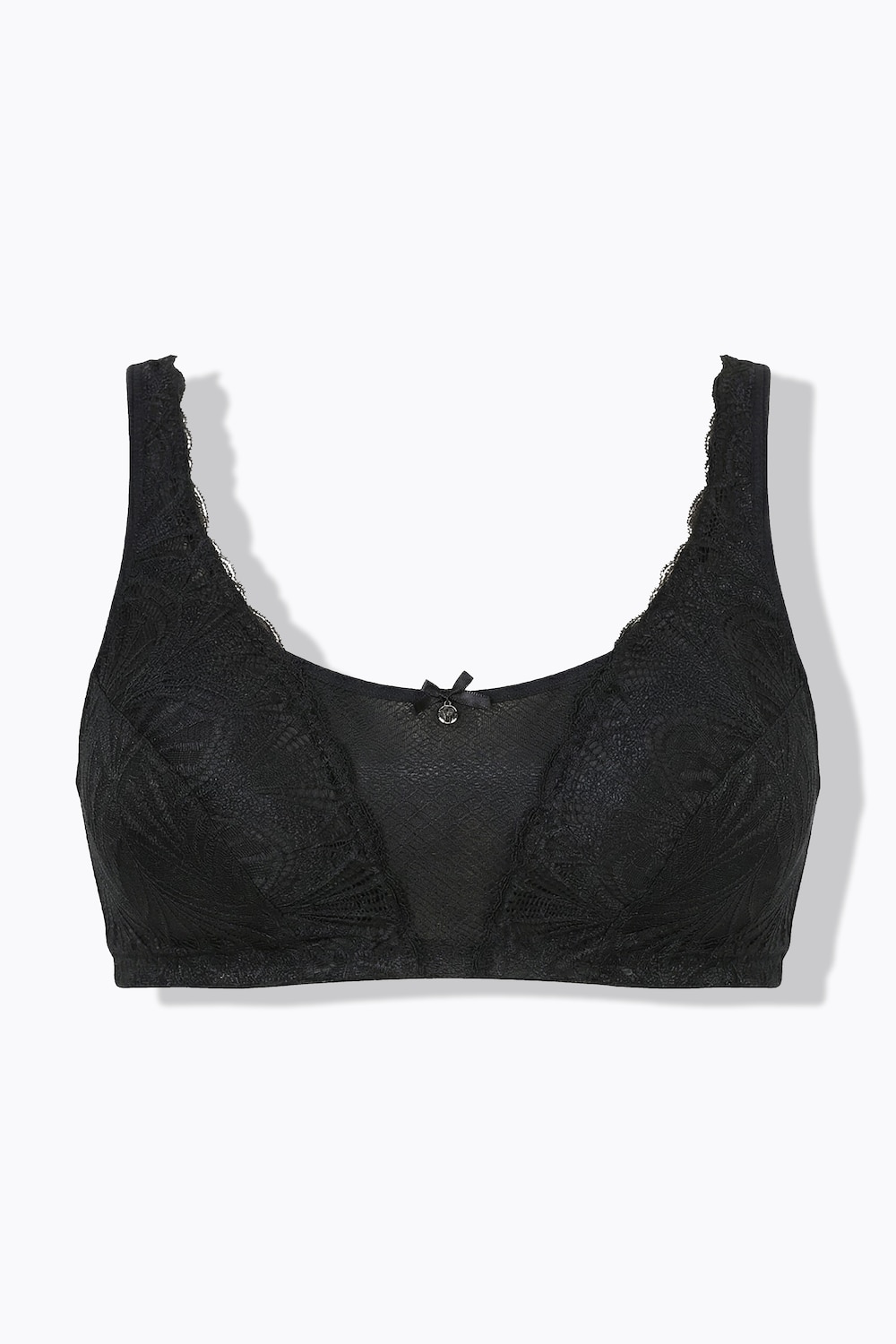 Stora storlekar TruYou bralette, Dam, svart, storlek: 100C, Syntetfibrer/Elastan, Ulla Popken