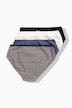 Midislips, 5er-Pack, Muster/Farben