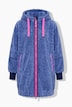 Teddy-Jacke,Oversize, Kapuze