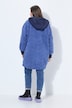 Teddy-Jacke,Oversize, Kapuze