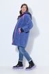 Teddy-Jacke,Oversize, Kapuze