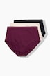 Maxislips, 3er-Pack, High Waist, cleaner Look