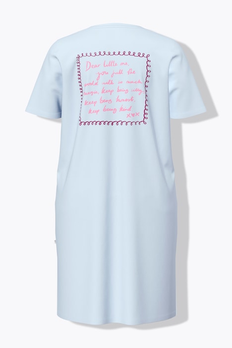 Bigshirt, Brieftauben, V-Ausschnitt, Halbarm