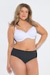 Lot de 5 culottes midi, cachemire / fines rayures / couleur unie