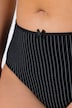 Lot de 5 culottes midi, cachemire / fines rayures / couleur unie