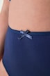 Midislips, 5er-Pack, Paisley, Nadelstreifen/einfarbig