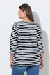 Bluza w paski, okrągły dekolt, rękaw 3/4