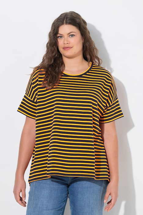 Ringelsweatshirt, Oversize,1/2 Arm
