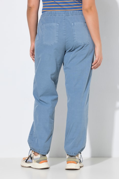 Weite Hose, elastisch Bund, Tunnelzüge
