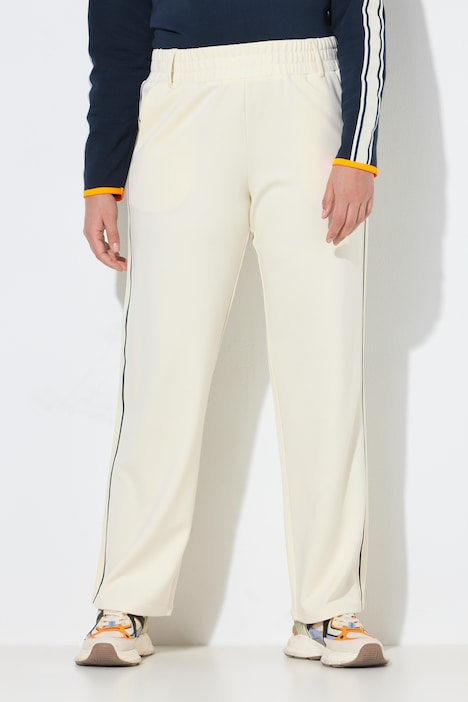 Wijde jersey broek, elastische tailleband