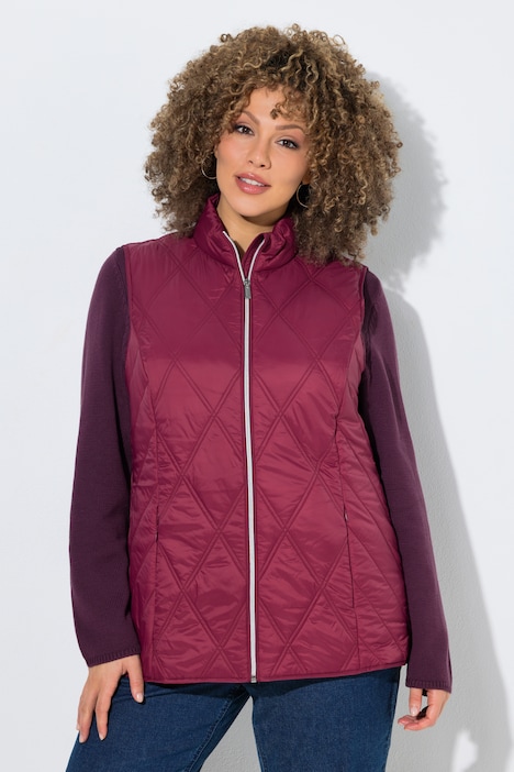 HYPRAR Steppweste, wasserabweisend, Stehkragen, ärmellos