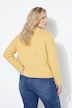 Pullover, Rauten, Oversized, Stehkragen, Langarm