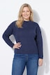 Pullover, Rauten, Oversized, Stehkragen, Langarm