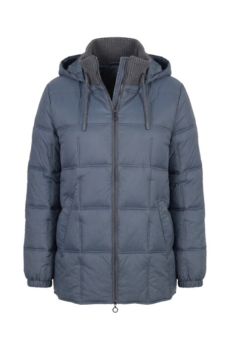 HYPRAR Steppjacke, Ripp-Stehkragen, 2-Wege-Zipper