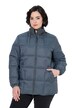 HYPRAR Steppjacke, Ripp-Stehkragen, 2-Wege-Zipper
