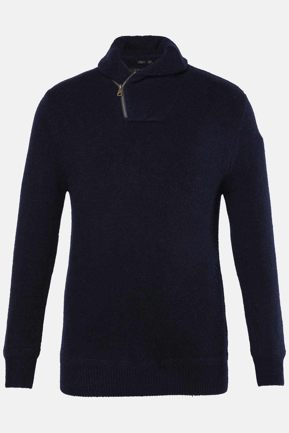 Pullover, Wollmix, Schalkragen, bis 7 XL