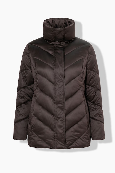 Veste matelassée HYPRAR, col en fausse fourrure et poignets coupe-vent, coupe évasée