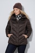 Veste matelassée HYPRAR, col en fausse fourrure et poignets coupe-vent, coupe évasée
