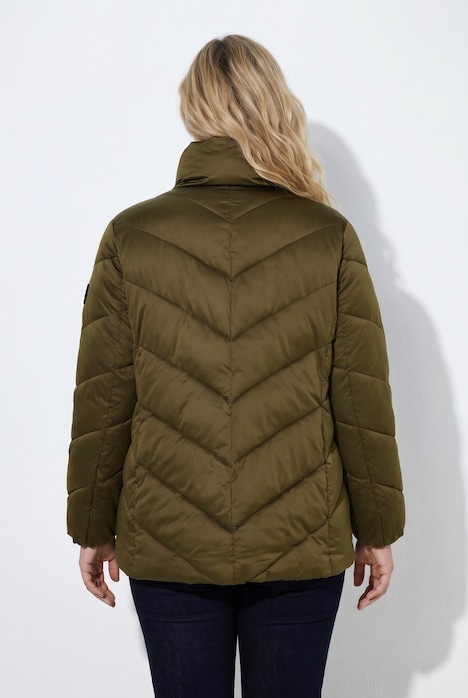 HYPRAR Steppjacke, Webpelz-Kragen, A-Linie, Windfang
