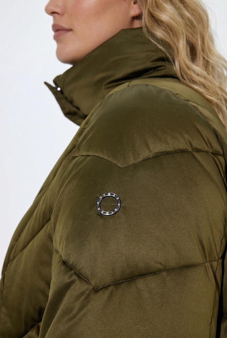 HYPRAR Steppjacke, Webpelz-Kragen, A-Linie, Windfang