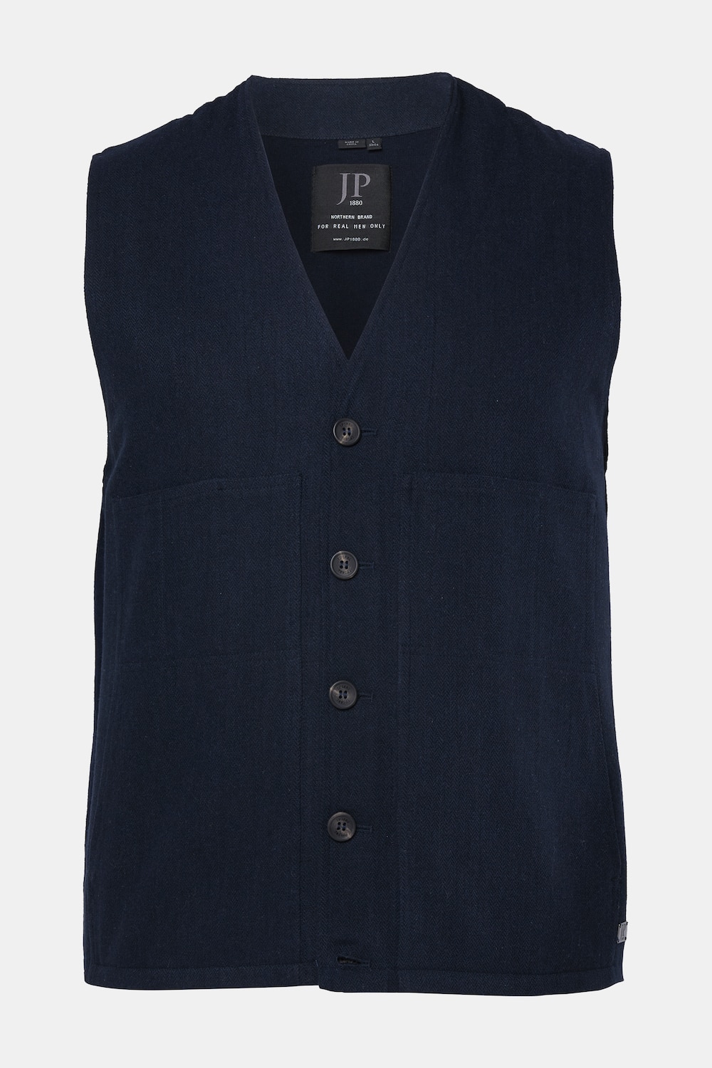 Weste FLEXNAMIC®, Tweed, Herringbone, Strickrücken, bis 8 XL