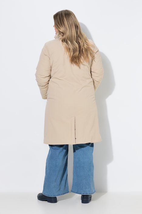 HYPRAR Puffermantel, A-Linie, 2-Wege-Zipper, Stehkragen