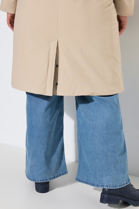 HYPRAR Puffermantel, A-Linie, 2-Wege-Zipper, Stehkragen