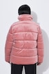 Cord-Steppjacke, Stehkragen, Reißverschlusstaschen