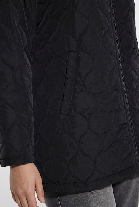 HYPRAR Steppjacke, wasserabweisend, A-Linie, Stehkragen