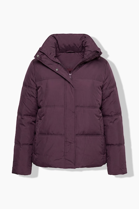 HYPRAR Steppjacke, Oversized, Kapuze, Zipptaschen
