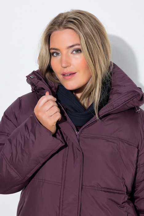 HYPRAR Steppjacke, Oversized, Kapuze, Zipptaschen