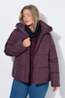 HYPRAR Steppjacke, Oversized, Kapuze, Zipptaschen