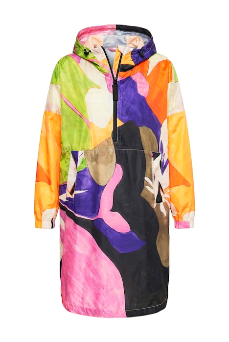 Funkční pláštěnka, unisex, potisk, kapuce