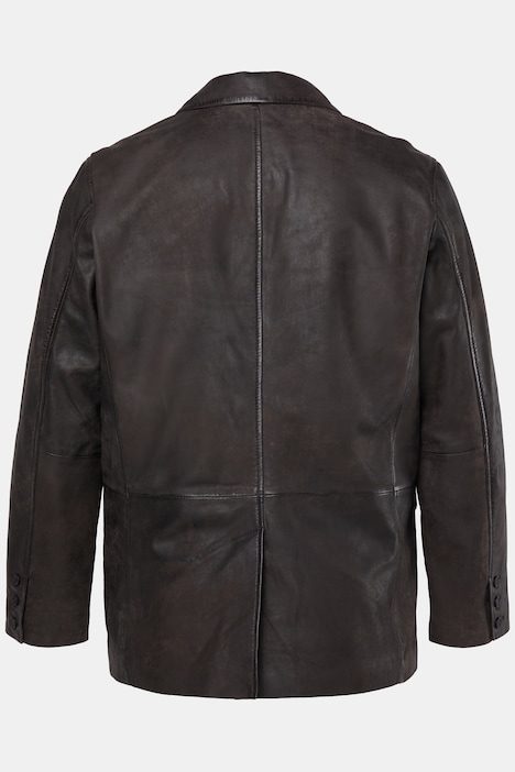 Lederblazer, Leder, Lammnappa, 2-Knopf, bis 7 XL