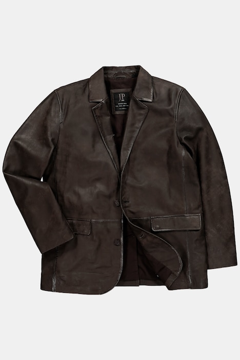 Lederblazer, Leder, Lammnappa, 2-Knopf, bis 7 XL