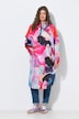Functionele regencape, unisex, print, capuchon