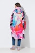 Functionele regencape, unisex, print, capuchon
