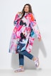 Functionele regencape, unisex, print, capuchon
