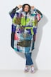 Functionele regencape, unisex, print, capuchon