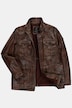 Lederjacke, Leder, echtes Lammnappa, Vintage Look, bis 7 XL