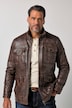 Lederjacke, Leder, echtes Lammnappa, Vintage Look, bis 7 XL