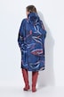 Funktions-Regencape, Unisex, Print, Kapuze