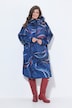 Funktions-Regencape, Unisex, Print, Kapuze