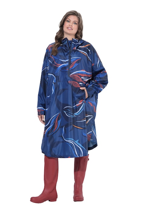 funkční pláštěnka do deště, unisex, potisk, kapuce