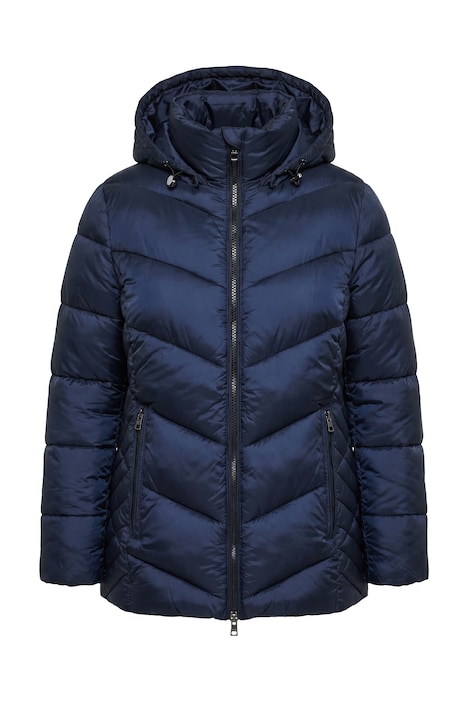 HYPRAR Steppjacke, Kapuze abnehmbar, Windfang
